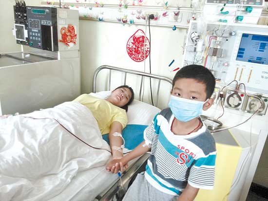 采集造血干細胞第一天，小天宇來給我加油打氣！采集造血干細胞第一天，小天宇來給我加油打氣！