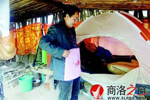 王占民山上的小木屋。